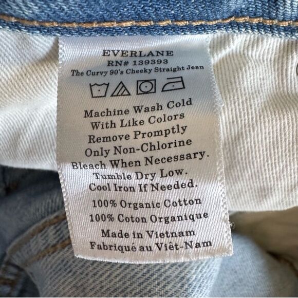 Everlane The Curvy 90s Cheeky Ankle Cropped Jeans size 28 - Picture 12 of 13